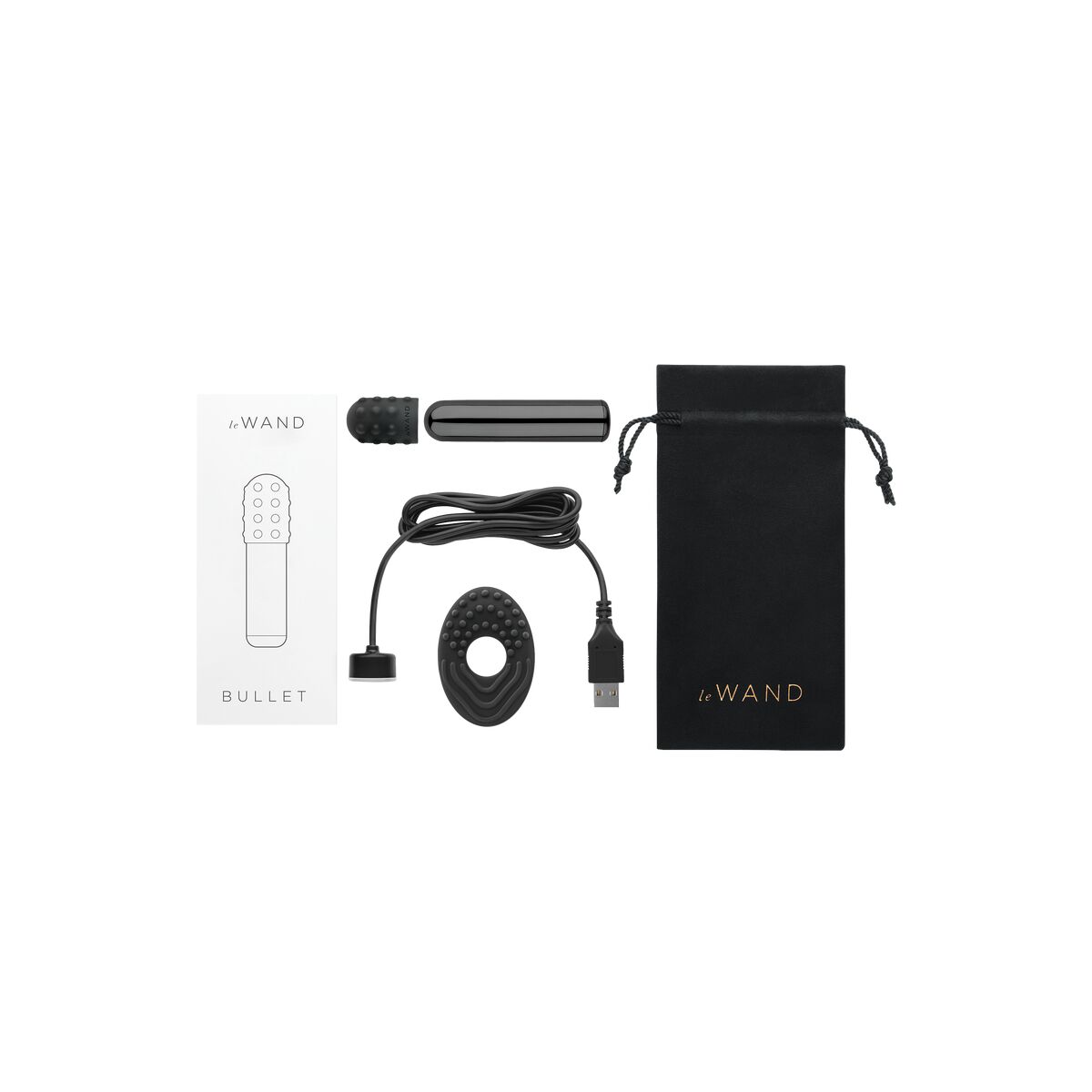 Kogel Vibrator Le Wand Bullet Zwart